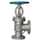 Hand Wheel Manual Flanged DIN Globe Valve Angle Type For Shipboard / Steam